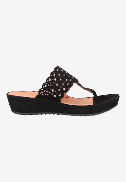 L'amour Des Pieds CLEARANCE STYLES Chuxley BLACK KID SUEDE