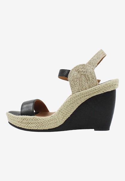 L'amour Des Pieds CLEARANCE STYLES Iditri Black Lamba/Natural