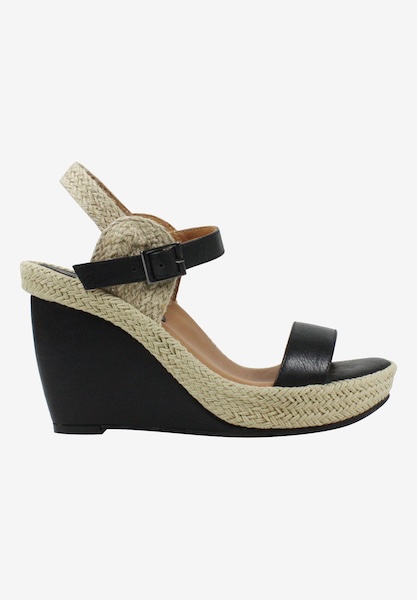 L'amour Des Pieds CLEARANCE STYLES Iditri Black Lamba/Natural