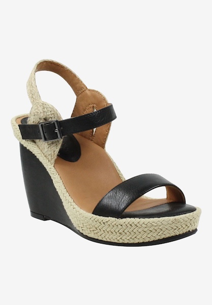 l'amour des pieds CLEARANCE STYLES Iditri Black Lamba/Natural