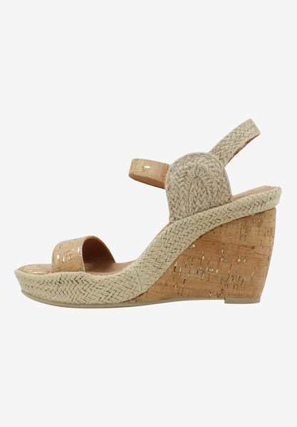 L'amour Des Pieds CLEARANCE STYLES Iditri Natural/Gold Cork