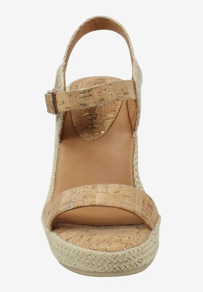 L'amour Des Pieds CLEARANCE STYLES Iditri Natural/Gold Cork