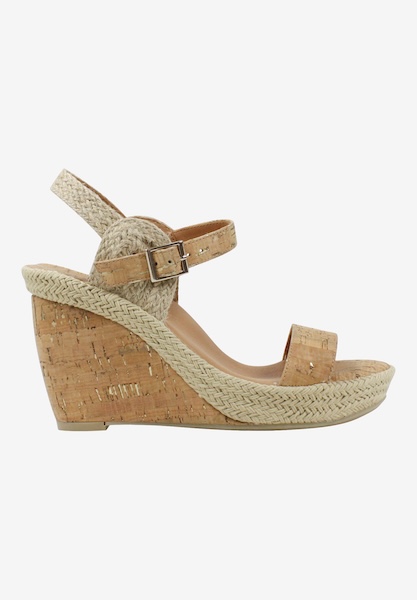 L'amour Des Pieds CLEARANCE STYLES Iditri Natural/Gold Cork