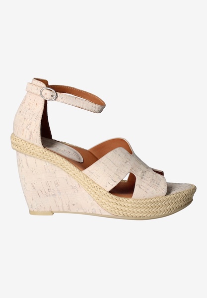 L'amour Des Pieds CLEARANCE STYLES Iksha WHITEWASH CORK