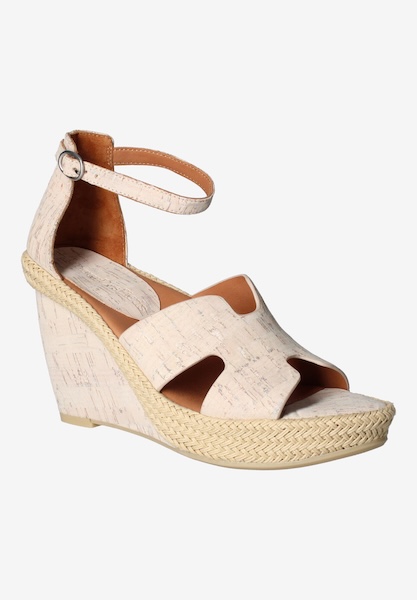 l'amour des pieds CLEARANCE STYLES Iksha WHITEWASH CORK