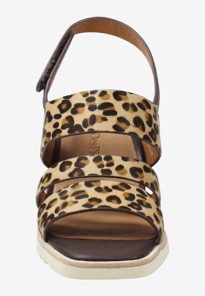 L'amour Des Pieds CLEARANCE STYLES Quennell Brown Black Leopard Print Hair On