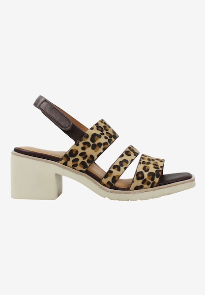 L'amour Des Pieds CLEARANCE STYLES Quennell Brown Black Leopard Print Hair On