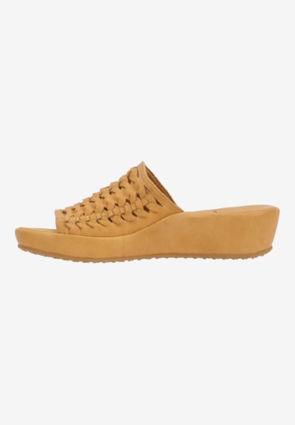 L'amour Des Pieds CORK AND WOVEN Cyra LIONESS LAMBA