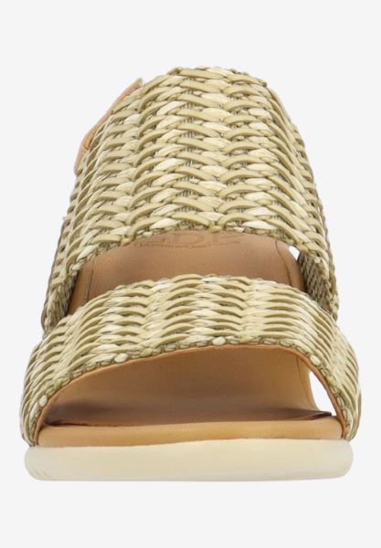 L'amour Des Pieds CORK AND WOVEN Ursa NATURAL RAFFIA