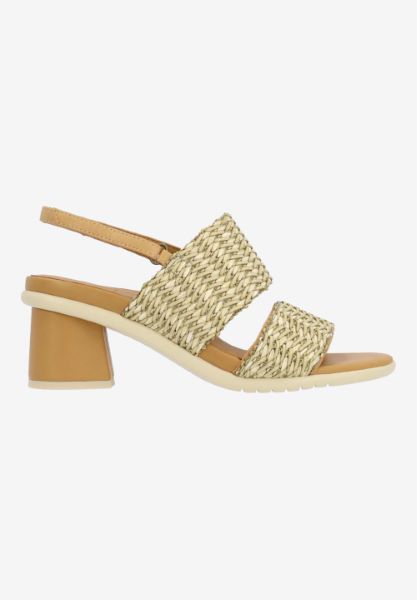 L'amour Des Pieds CORK AND WOVEN Ursa NATURAL RAFFIA