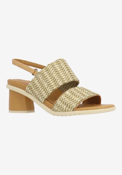 l'amour des pieds CORK AND WOVEN Ursa NATURAL RAFFIA