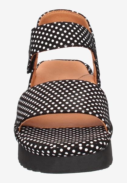 L'amour Des Pieds FLATS Abrilla BLACK/WHITE POLKA DOT SUEDE