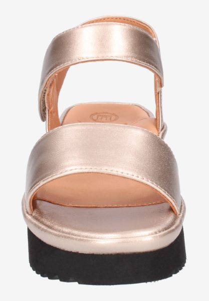 L'amour Des Pieds FLATS Abrilla CHAMPAGNE MET NAPPA