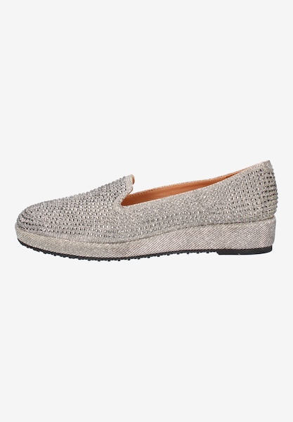 L'amour Des Pieds FLATS Correze PEWTER GLITTER/STONES