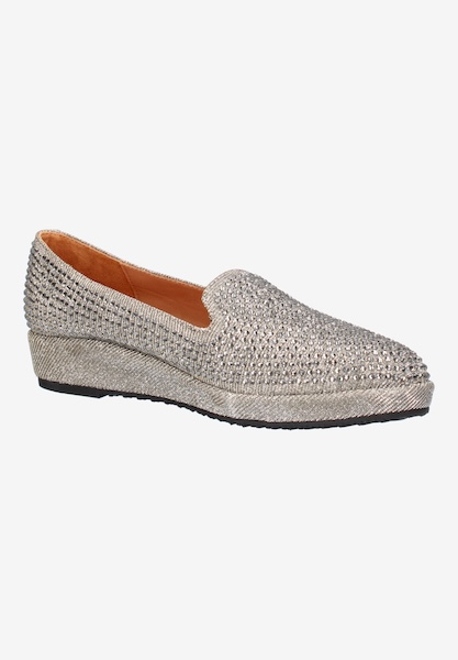 l'amour des pieds FLATS Correze PEWTER GLITTER/STONES