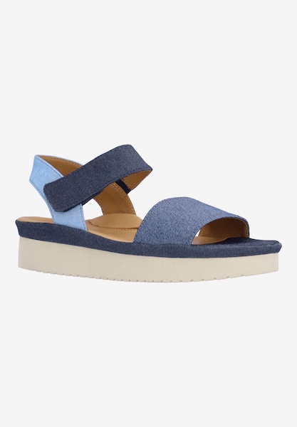 l'amour des pieds FLATS Abrilla BLUE DENIM MULTI