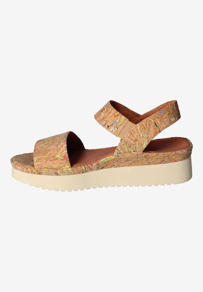 L'amour Des Pieds FLATS Abrilla Bright Multi Cork