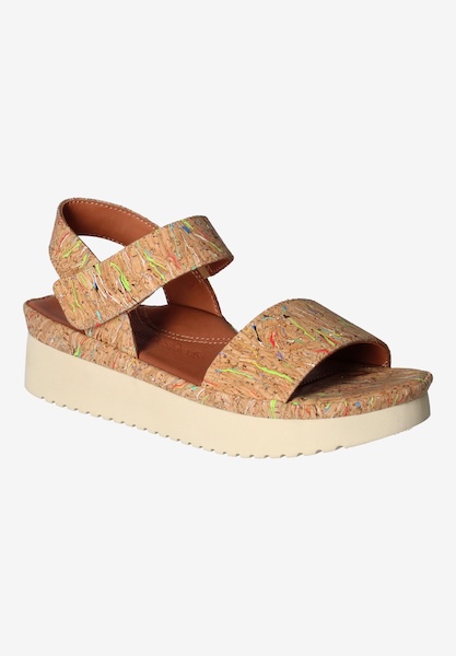 l'amour des pieds FLATS Abrilla Bright Multi Cork