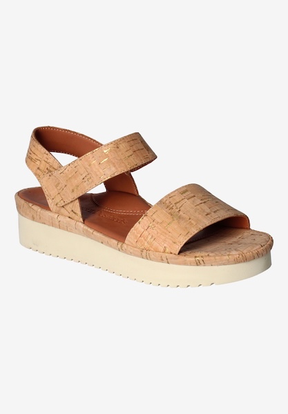 l'amour des pieds FLATS Abrilla Natural/Gold Cork