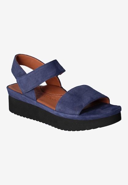 l'amour des pieds FLATS Abrilla Navy Kidsuede