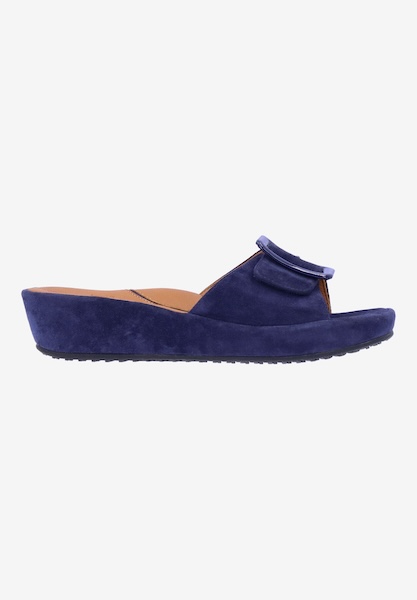 L'amour Des Pieds FLATS Callye NAVY SUEDE