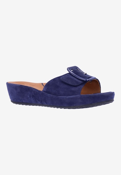 l'amour des pieds FLATS Callye NAVY SUEDE