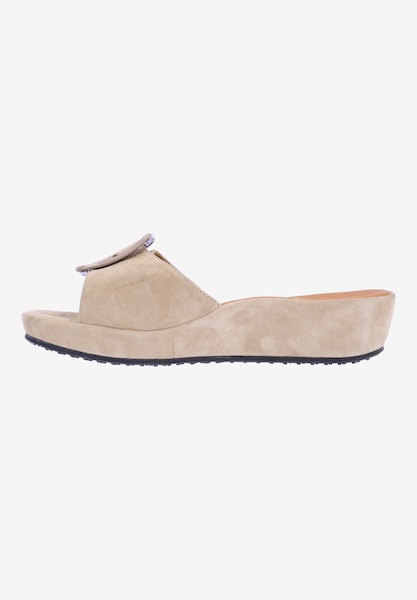 L'amour Des Pieds FLATS Callye TAUPE KID SUEDE
