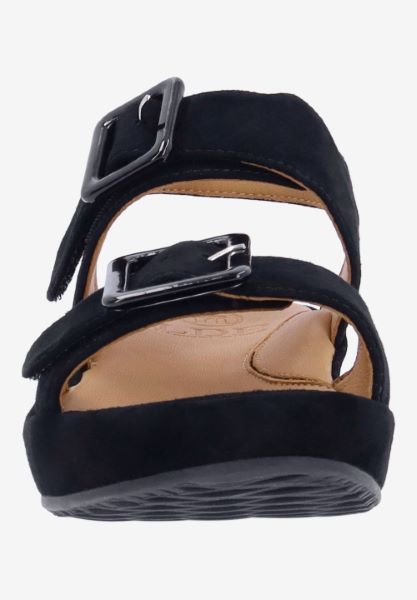 L'amour Des Pieds FLATS Cantura BLACK KIDSUEDE