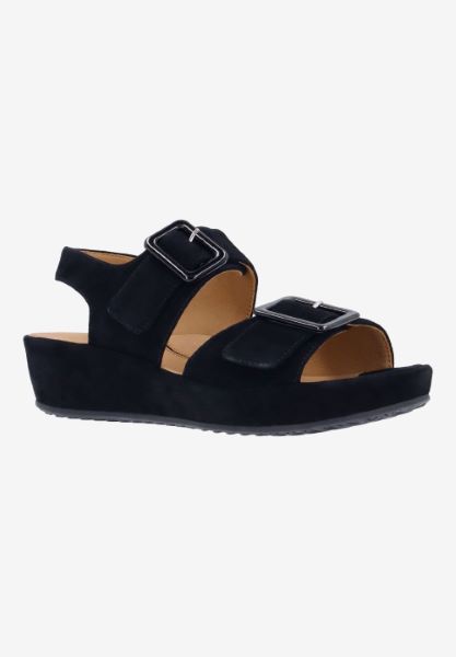 l'amour des pieds FLATS Cantura BLACK KIDSUEDE