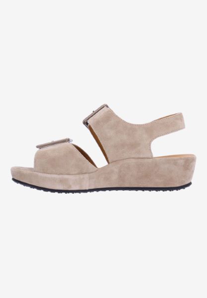 L'amour Des Pieds FLATS Cantura TAUPE KIDSUEDE
