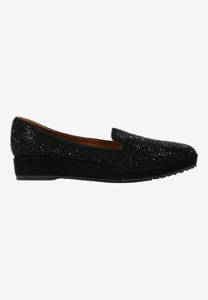 L'amour Des Pieds FLATS Correze Black Kidsuede