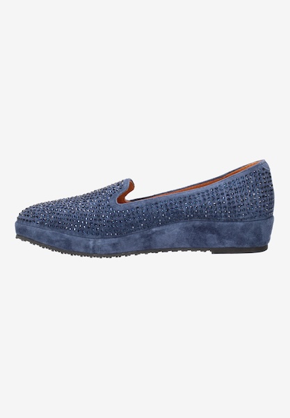 L'amour Des Pieds FLATS Correze Navy Kidsuede