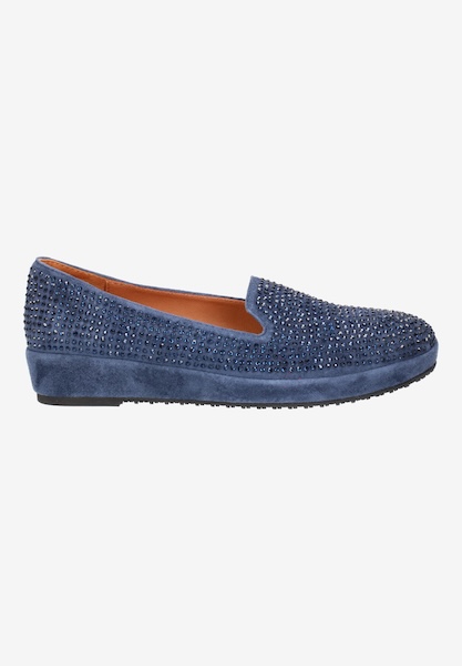 L'amour Des Pieds FLATS Correze Navy Kidsuede
