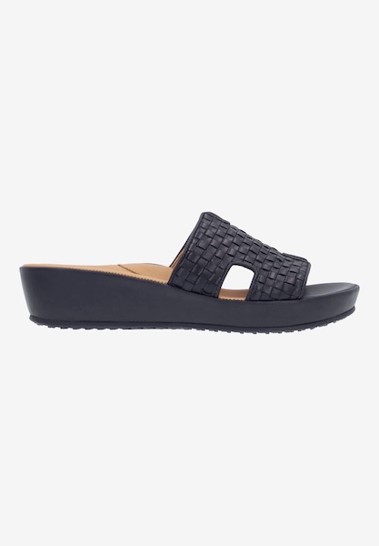 L'amour Des Pieds FLATS Cusaro BLACK KIDSKIN