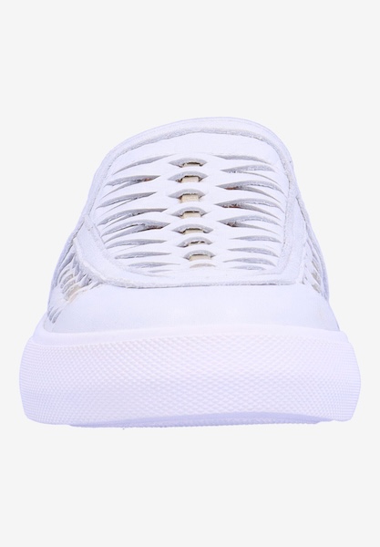 L'amour Des Pieds FLATS Karsha WHITE LAMBA/GOLD