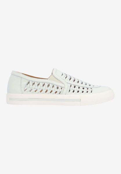L'amour Des Pieds FLATS Karsha WHITE LAMBA/WHITE