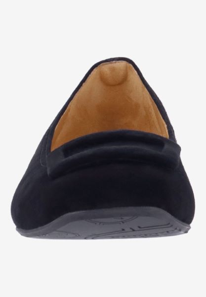 L'amour Des Pieds FLATS Tallulah BLACK KIDSUEDE