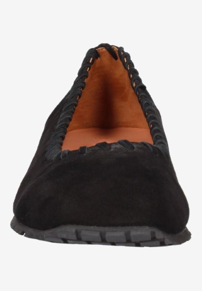 L'amour Des Pieds FLATS Tiffanie BLACK KID SUEDE
