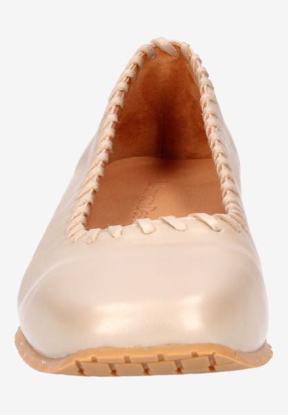 L'amour Des Pieds FLATS Tiffanie PLATINO MET NAPPA