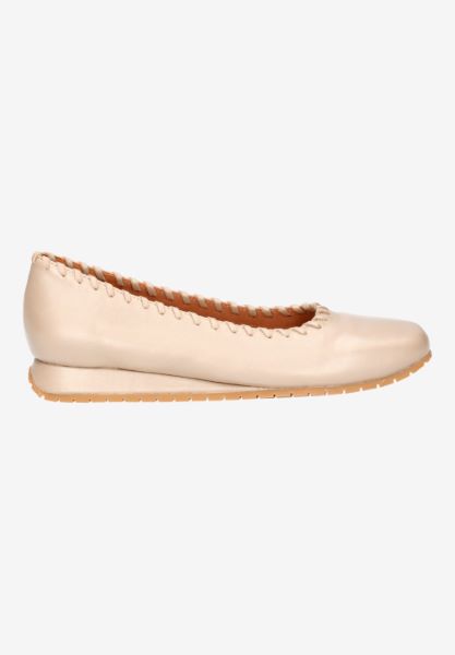 L'amour Des Pieds FLATS Tiffanie PLATINO MET NAPPA