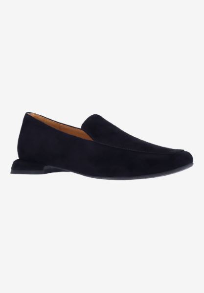 l'amour des pieds FLATS Tilda BLACK KIDSUEDE