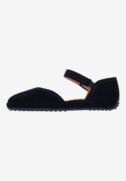 L'amour Des Pieds FLATS Xylina BLACK KID SUEDE
