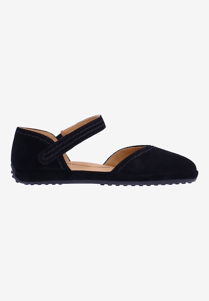 L'amour Des Pieds FLATS Xylina BLACK KID SUEDE