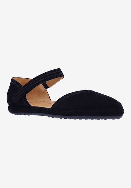 l'amour des pieds FLATS Xylina BLACK KID SUEDE
