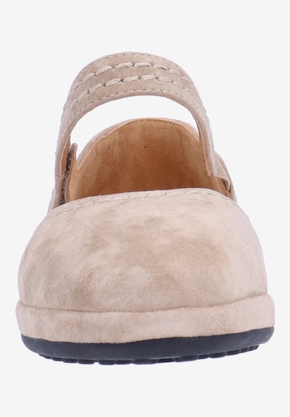 L'amour Des Pieds FLATS Xylina TAUPE KID SUEDE