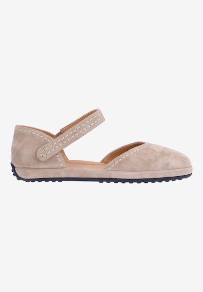 L'amour Des Pieds FLATS Xylina TAUPE KID SUEDE