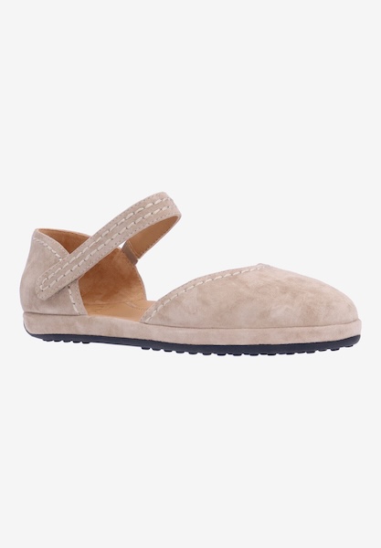 l'amour des pieds FLATS Xylina TAUPE KID SUEDE