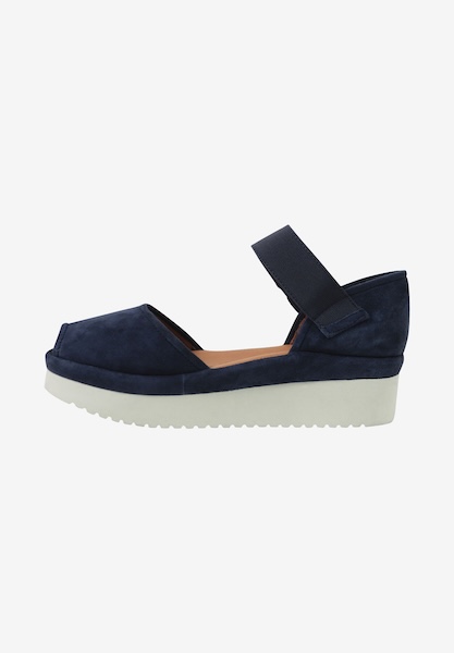 L'amour Des Pieds NEW ARRIVALS Amadour Navy Suede