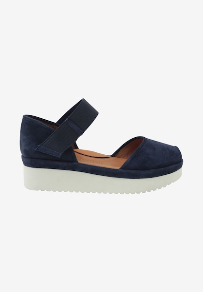 L'amour Des Pieds NEW ARRIVALS Amadour Navy Suede
