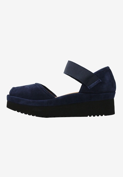 L'amour Des Pieds NEW ARRIVALS Amadour Navy Suede